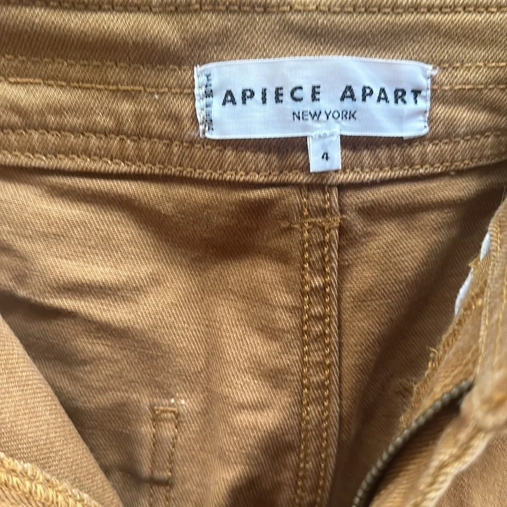 APIECE APART New York Cropped Straight Cut Trousers